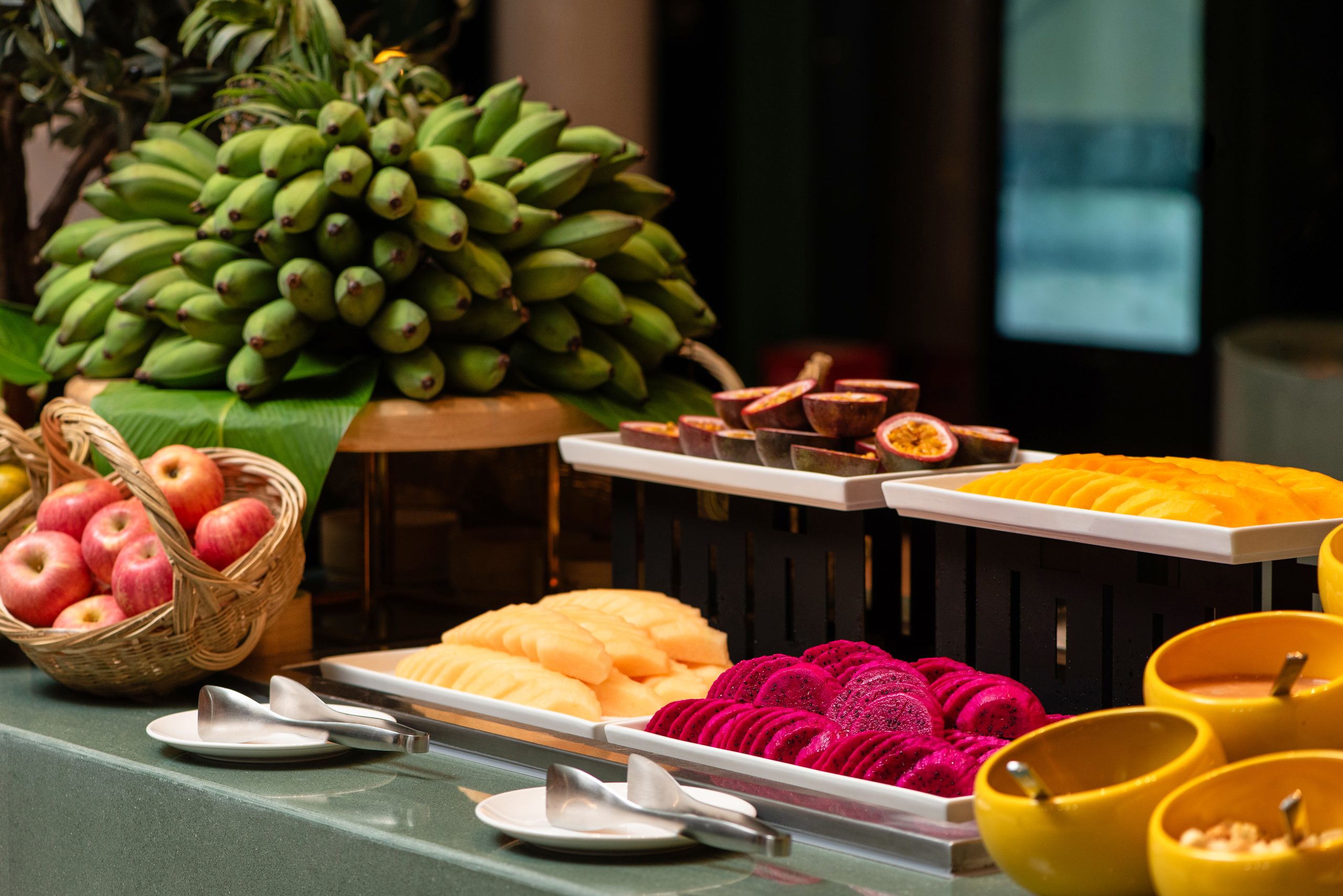 Fresh tropical fruit