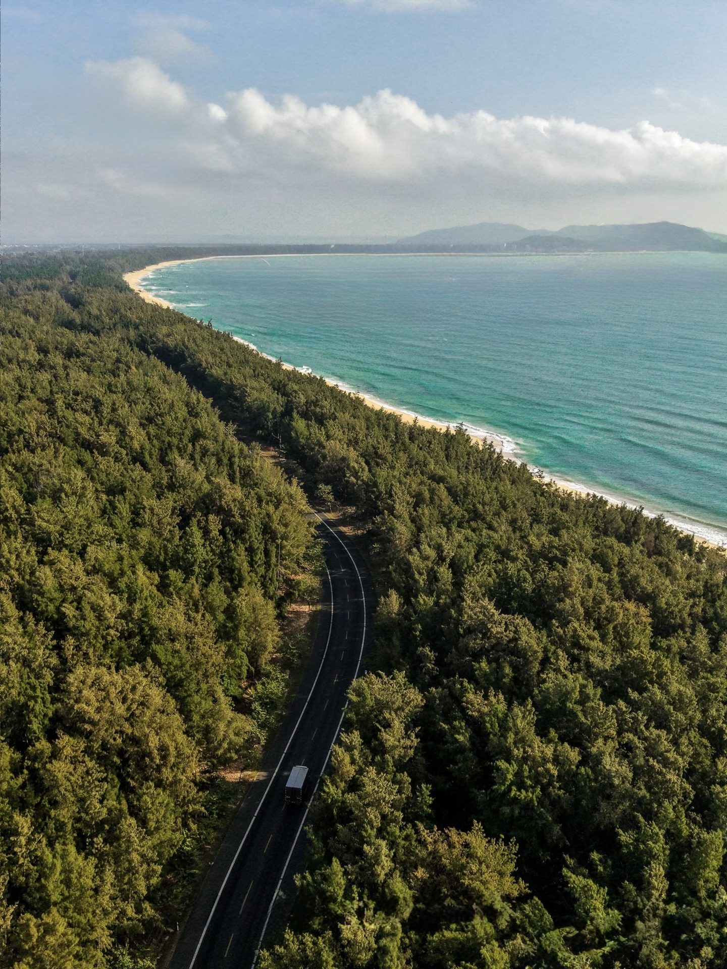 Hainan coastal road
