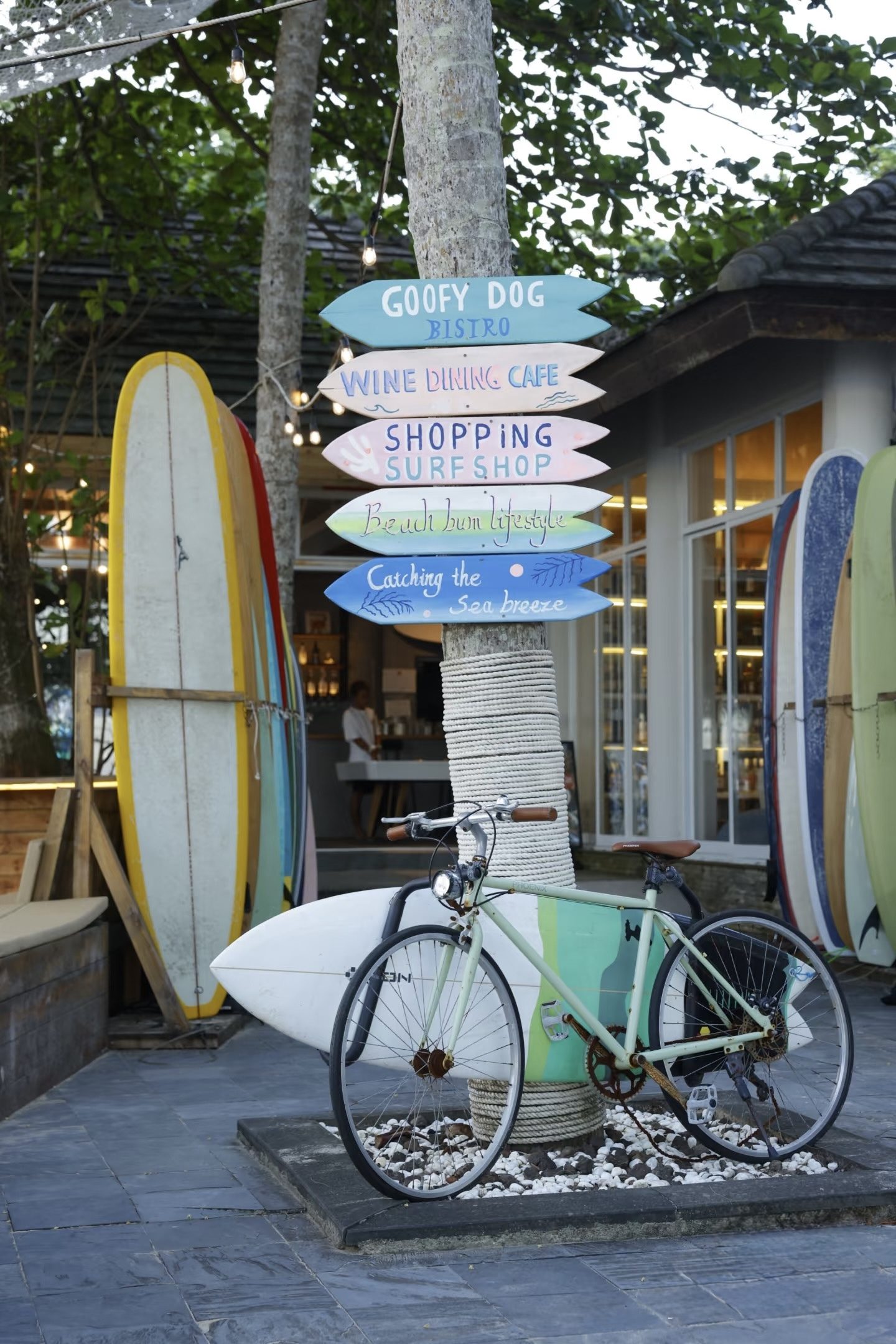 Surf shop and facilities at PerfectSwell Hainan
