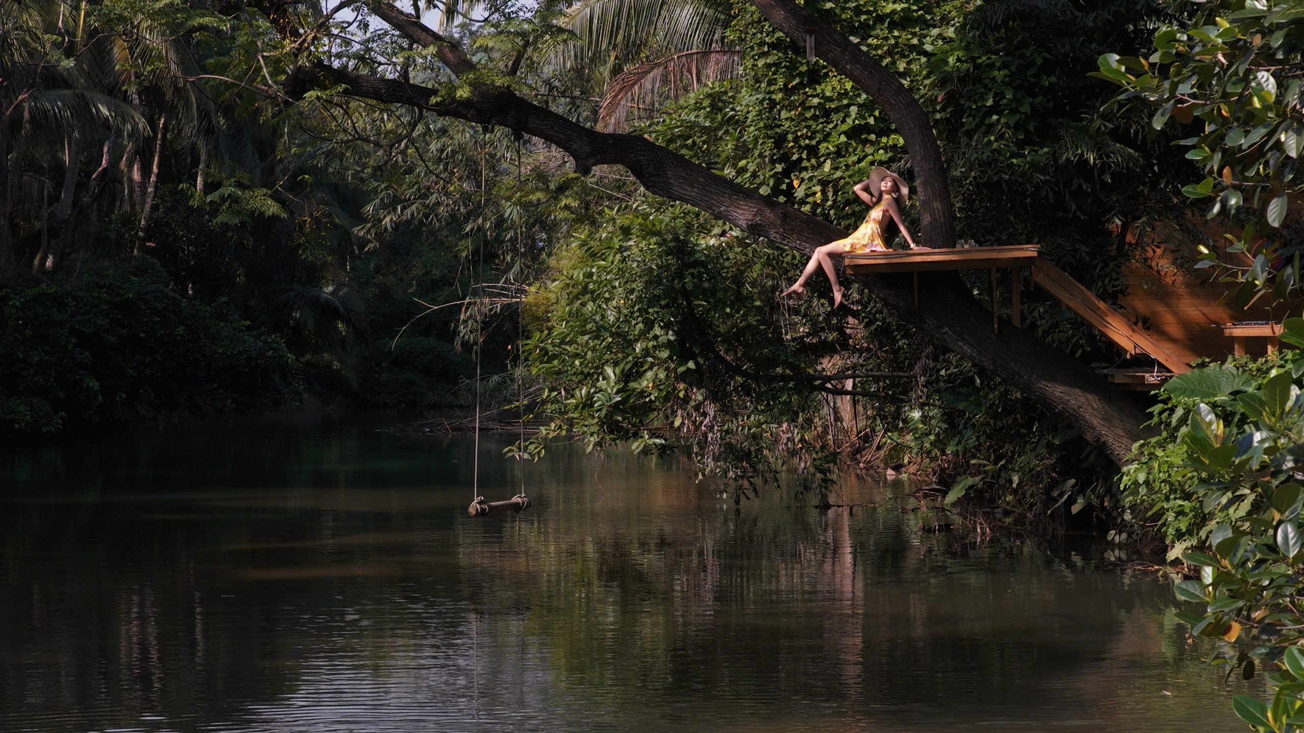 Wanning river treehouse